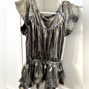 Shimmer Foil Polka Dot Dress